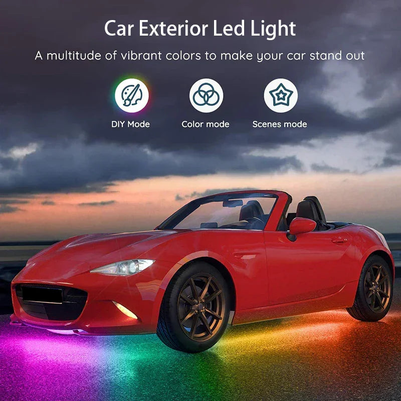 Dynamic Car Underglow RGB LED Underbody Kit 1