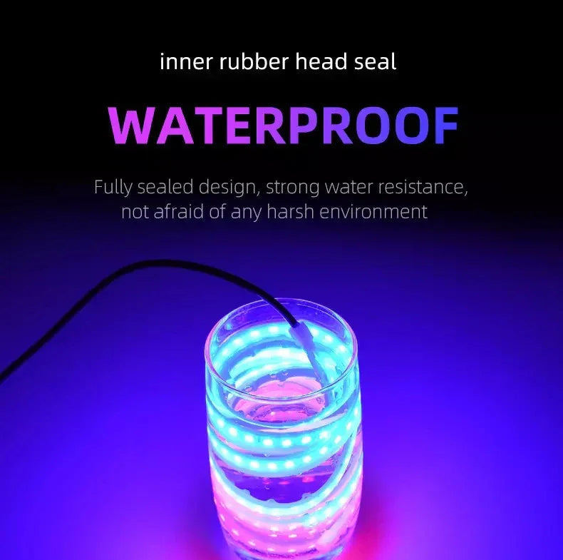 SOS Police Strip Light Red Blue LED Emergency Strobe 5