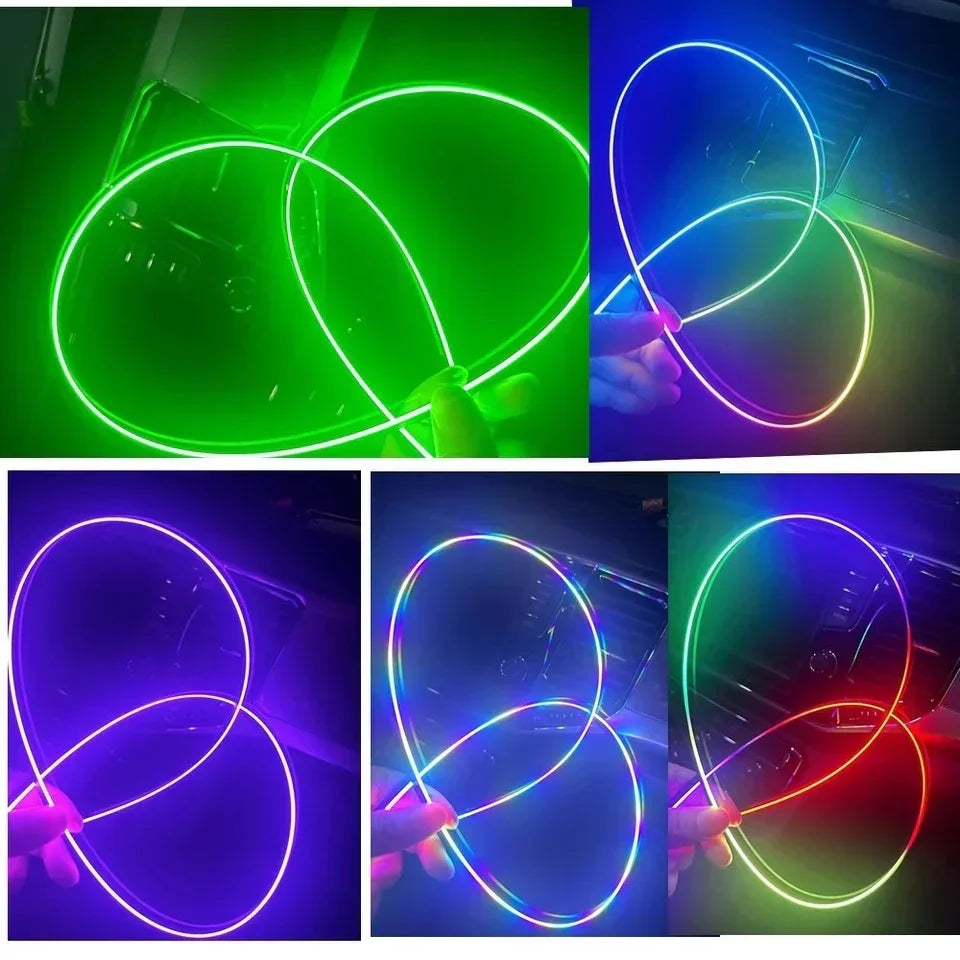 Car Dashboard Ambient Light Strip 2PCS 3