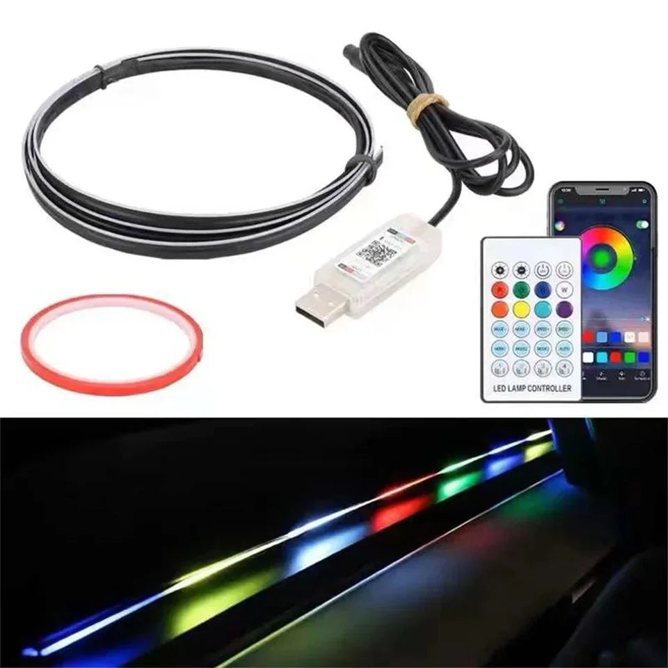 Car Dashboard Ambient Light Strip 2PCS 9