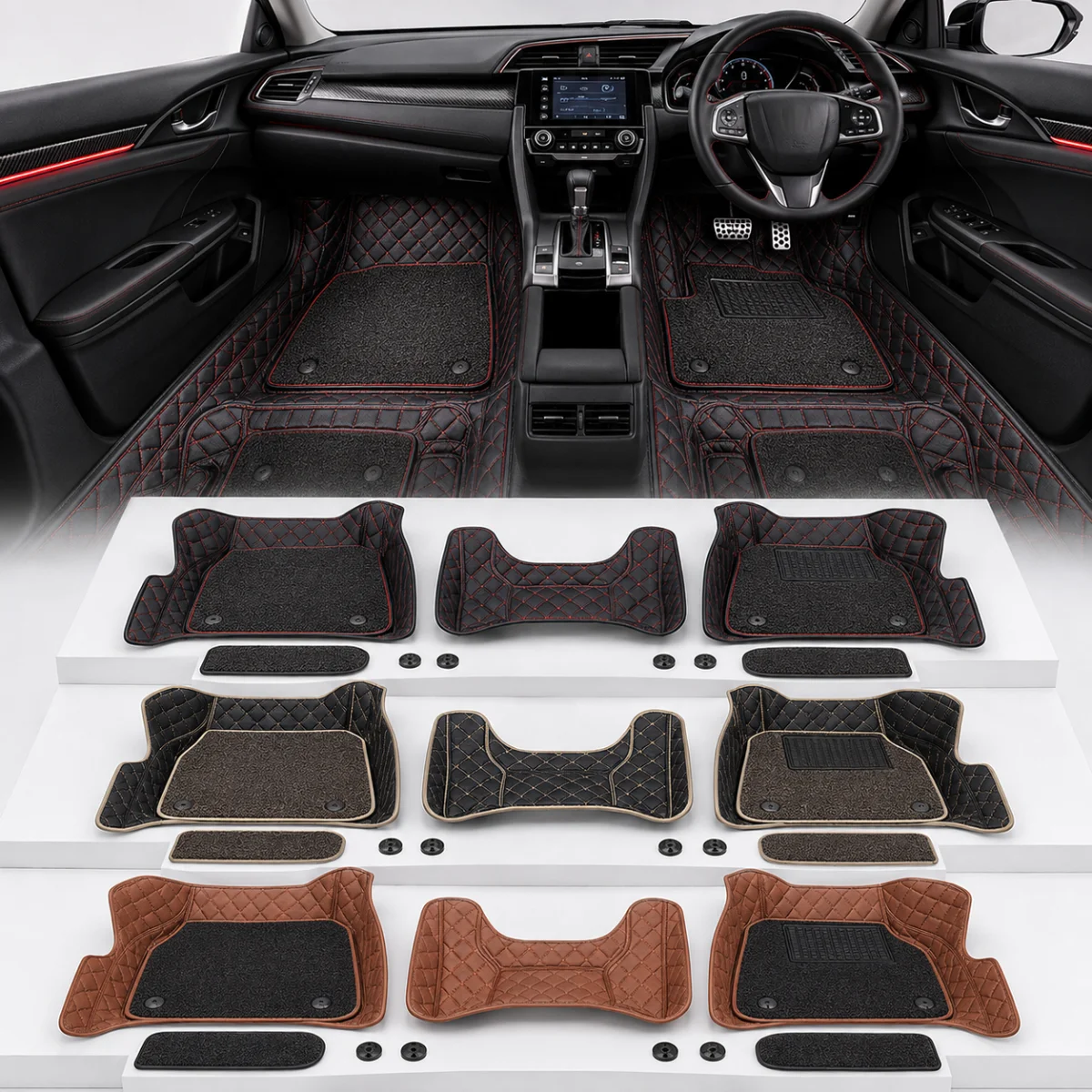 Luxury 7D / 9D Floor Mats