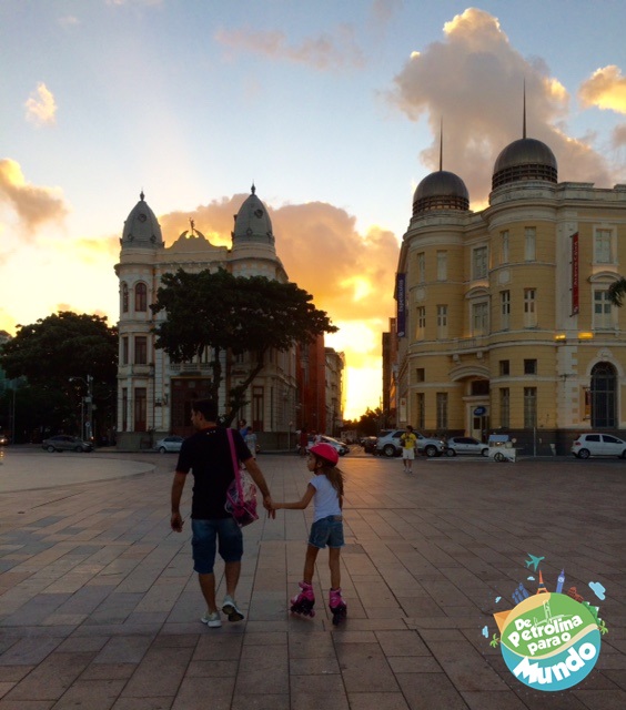 Praça do Marco Zero no Recife Antigo