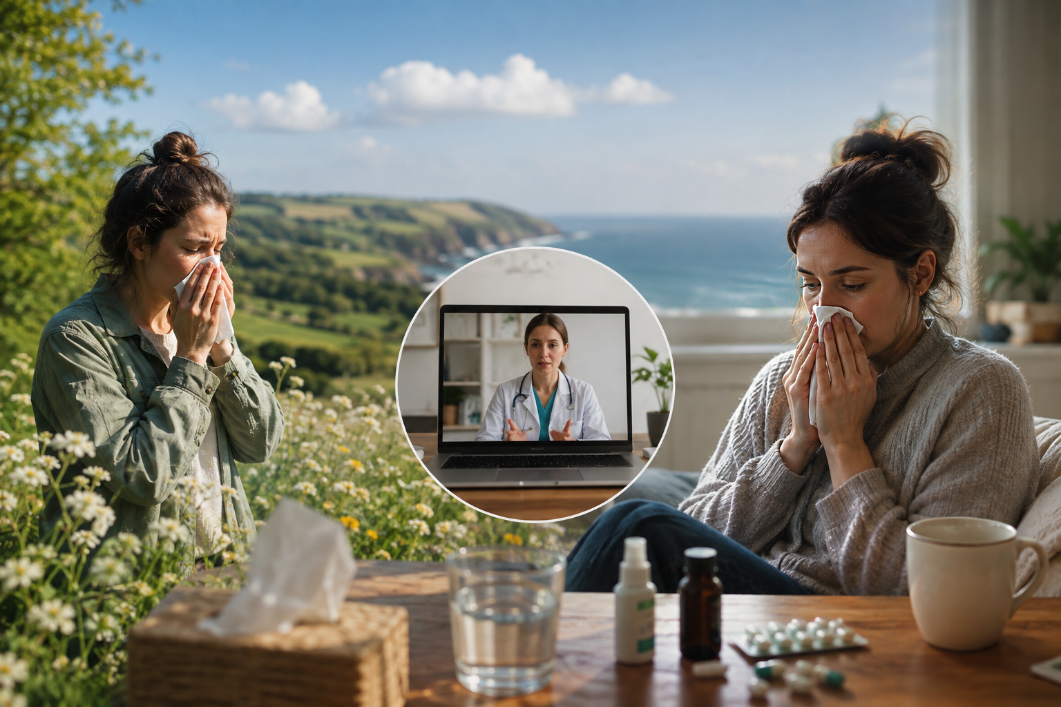 Summer Colds & Hay Fever in Ireland: When to See an Online GP vs Pharmacy