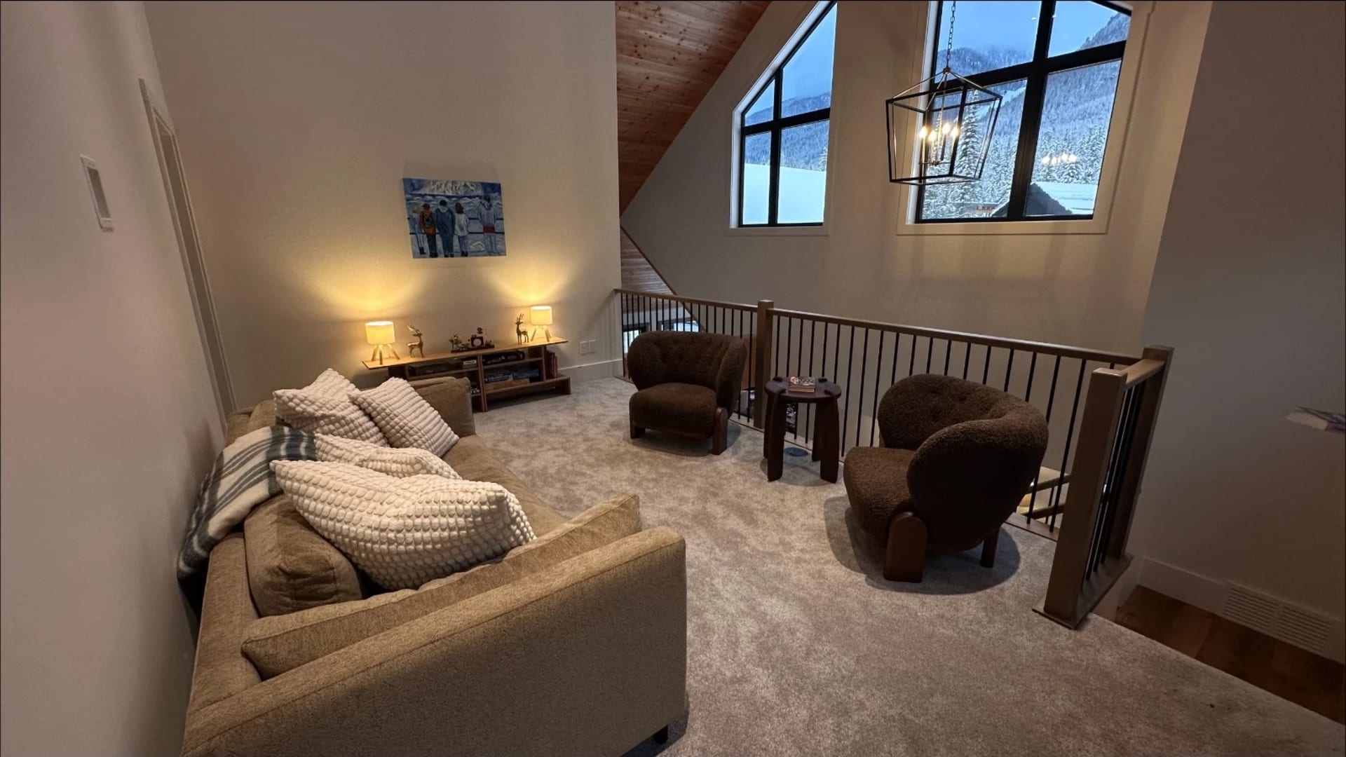 Loft area for reading and games