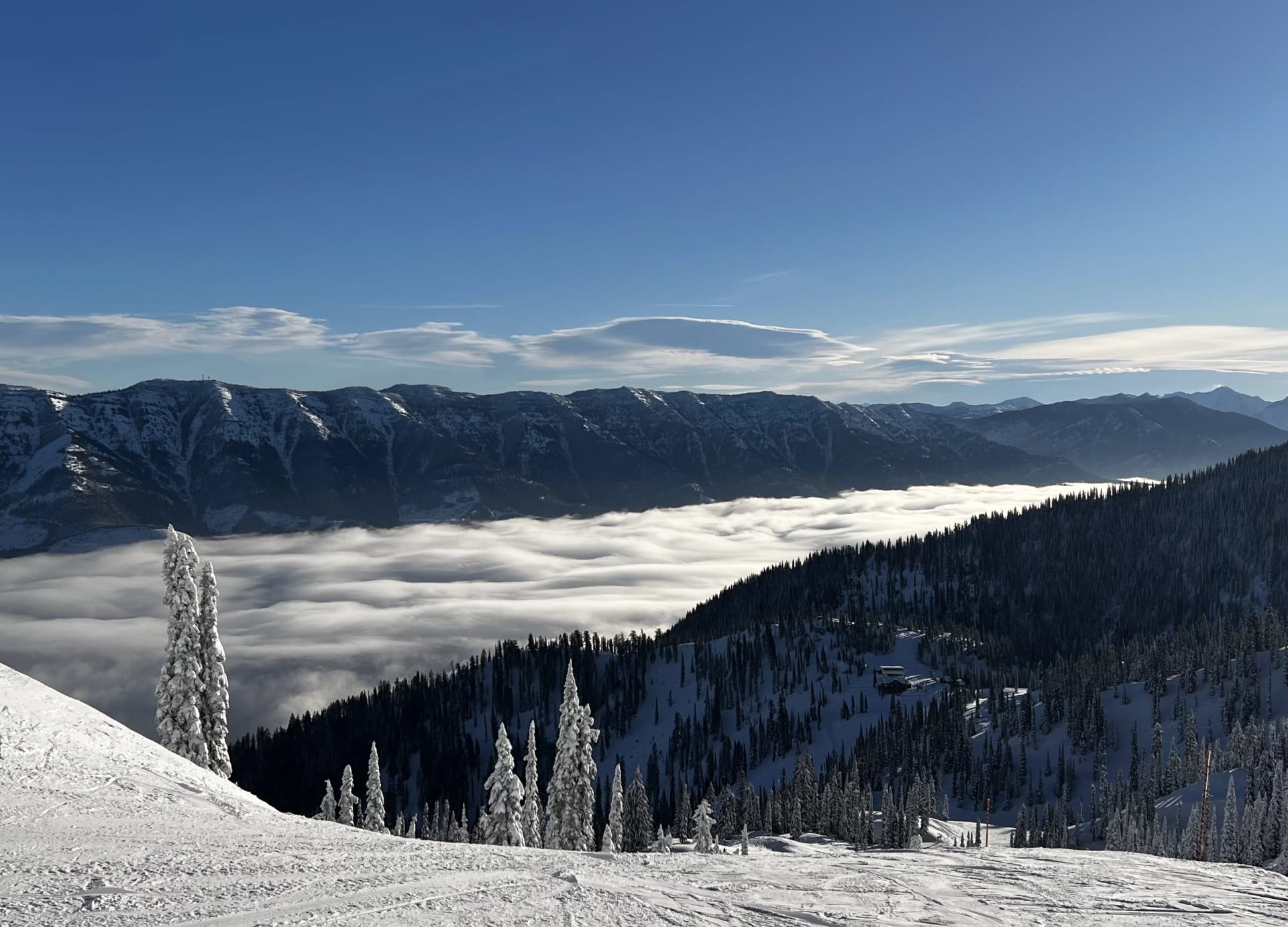 Scenic mountain vista from Fernie Alpine Resort