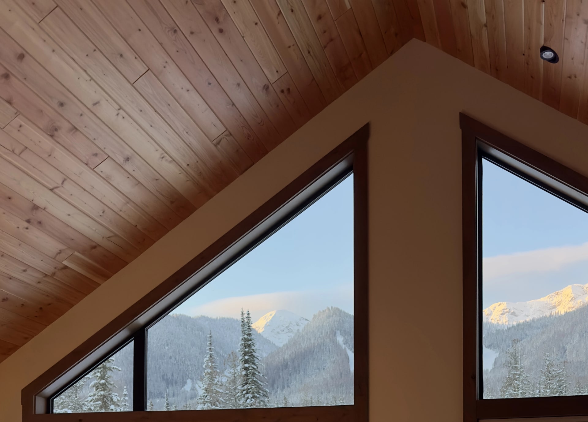 Mountain view from the chalet