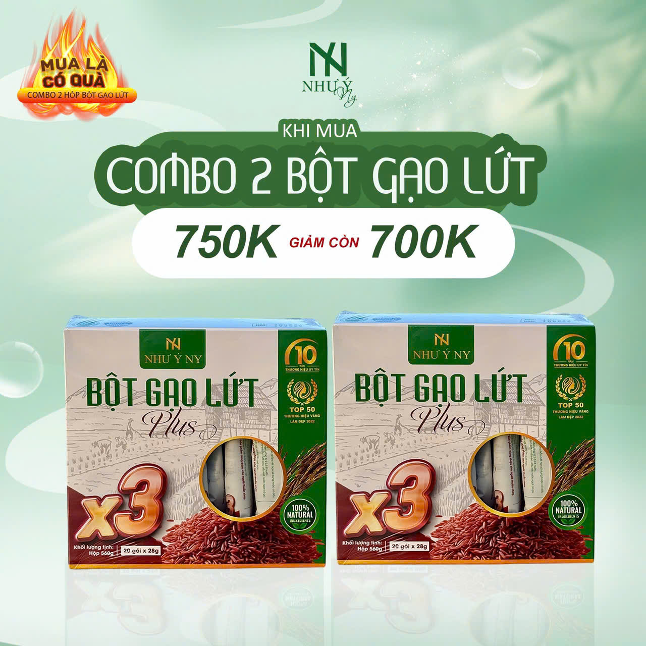 Bột Gạo Lứt Plus X3 - 2