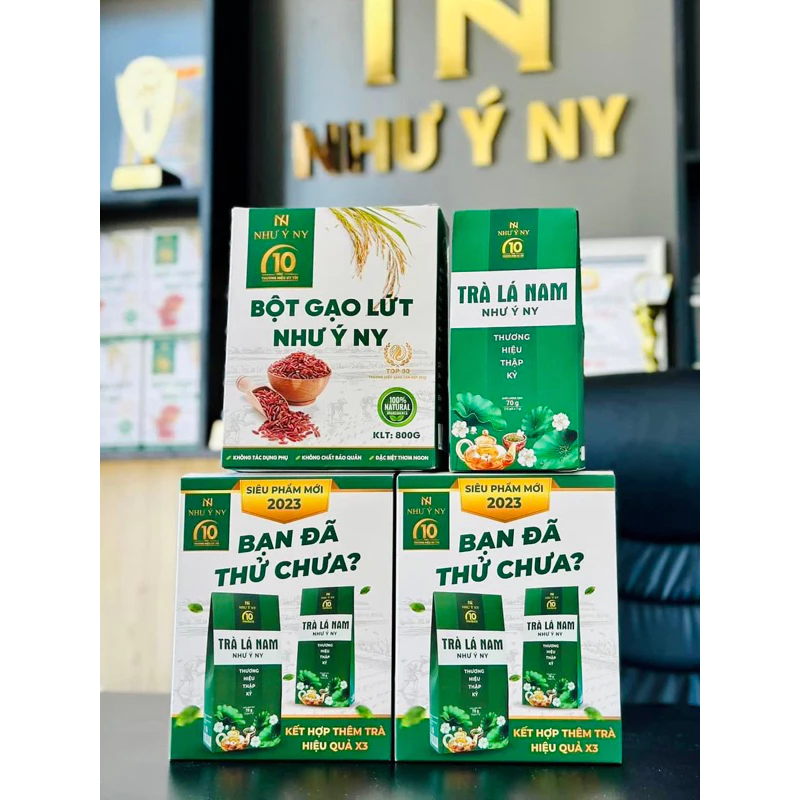 Combo 1 bột gạo lứt Như Ý và 1 trà lá nam Như Ý - 2