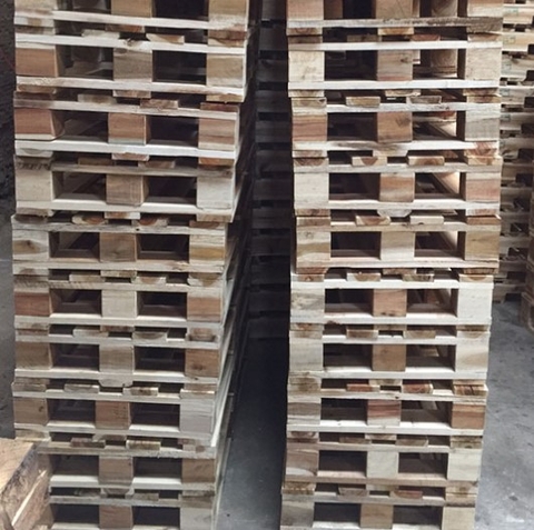 Pallet gỗ tràm 4 hướng