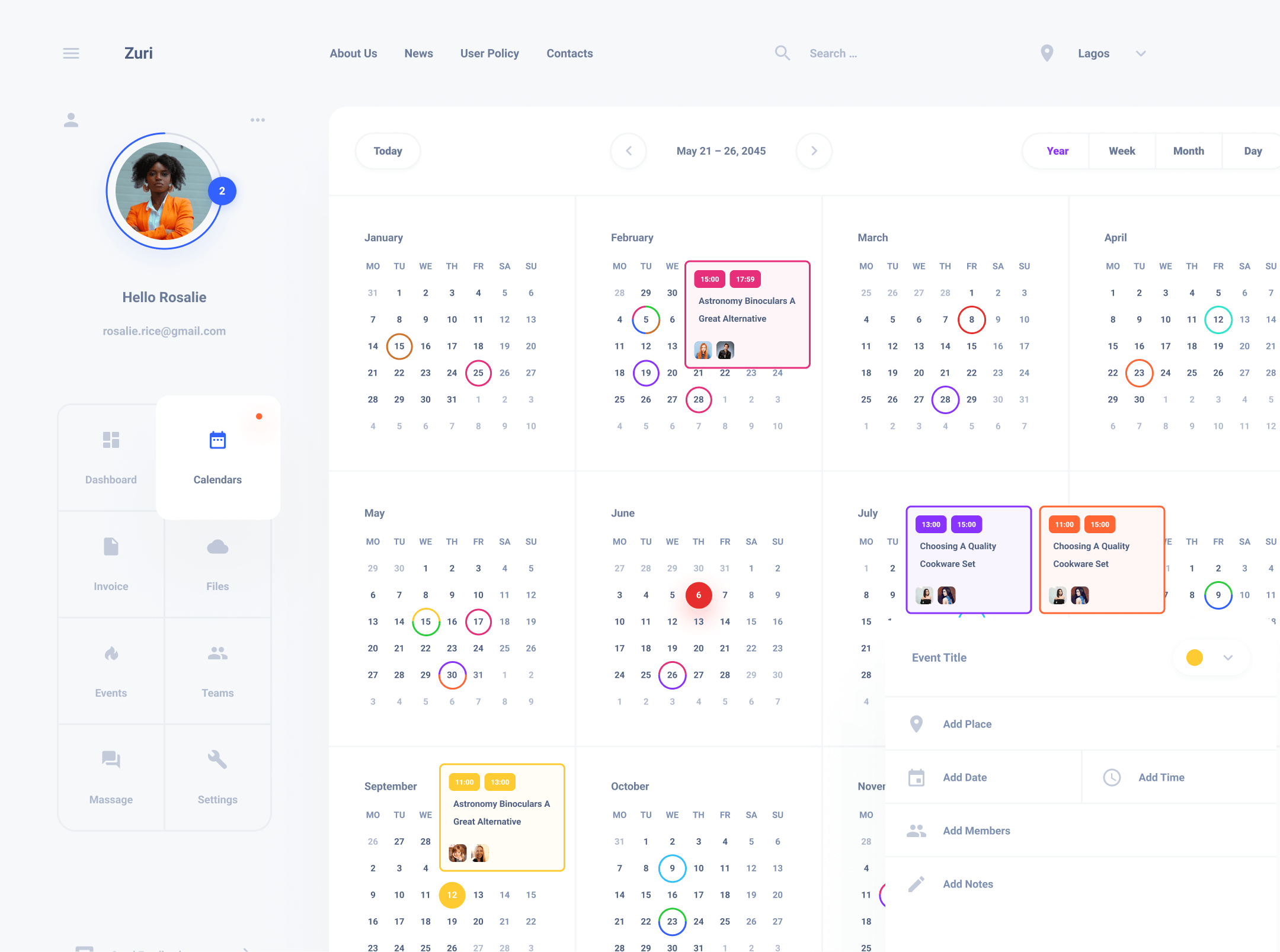 barney - ui design