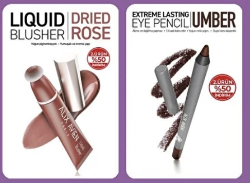 Alix Avien 2. Ürüne %50 İndirim