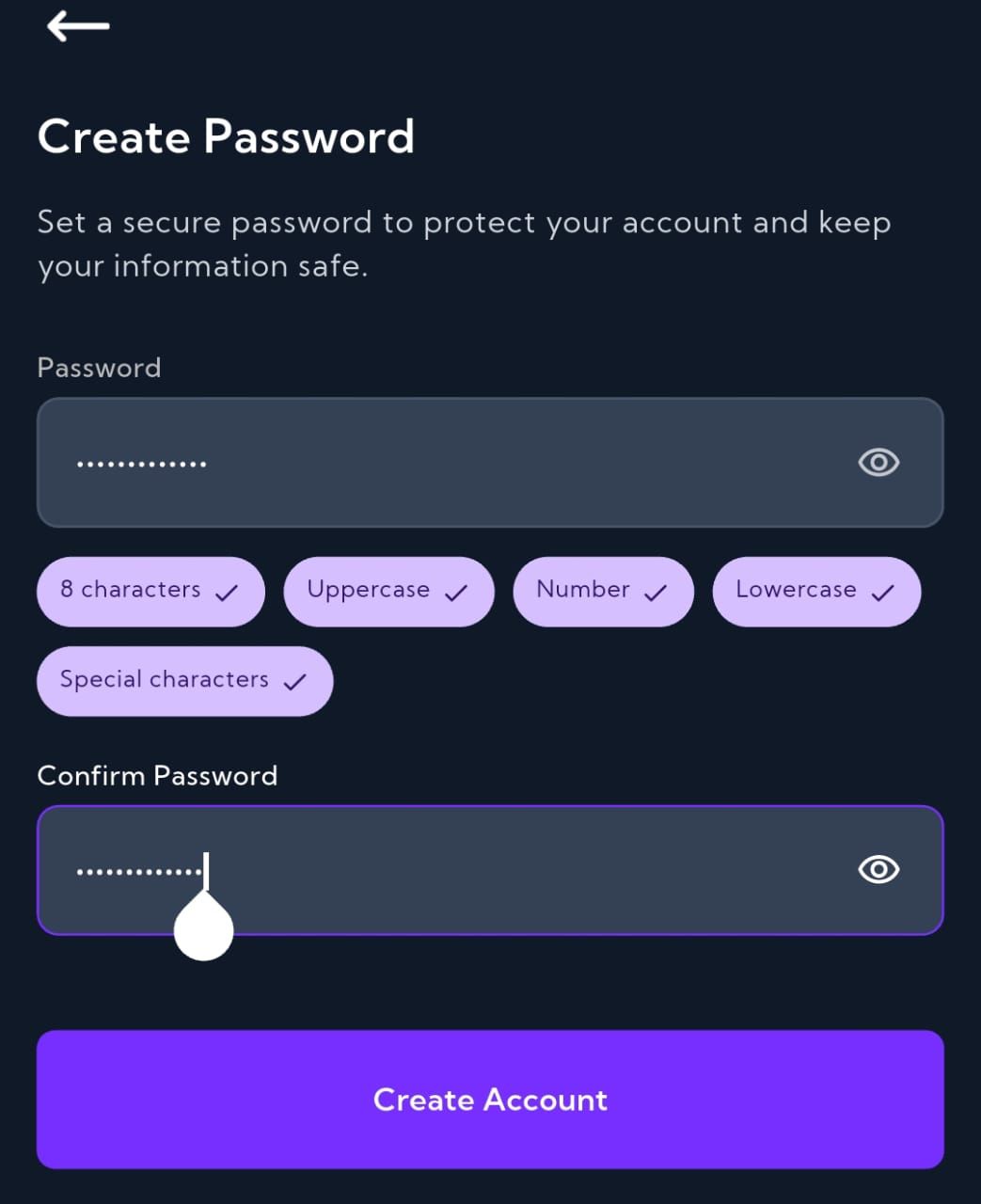 create password on paragon