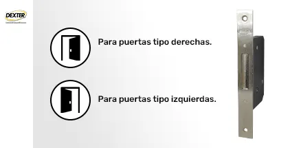 Cerradura con Cerrojo Reforzado DEXTER ® con Llave Tetra-Cruz de Seguridad