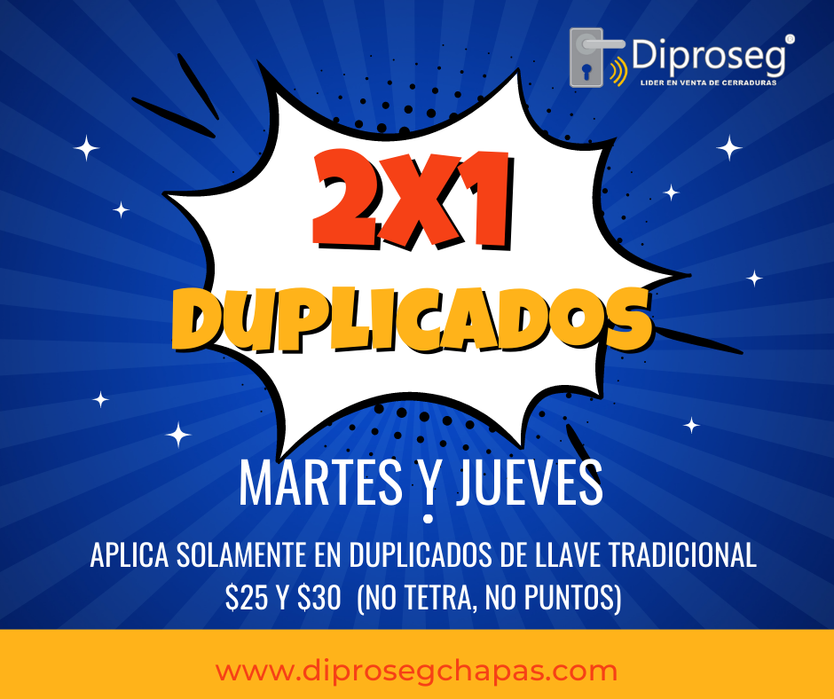 Promocion duplicados DIPROSEG®