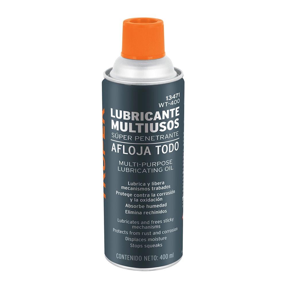 Lubricante en aerosol, Multiusos, Afloja Todo, 400 Ml, marca Truper
