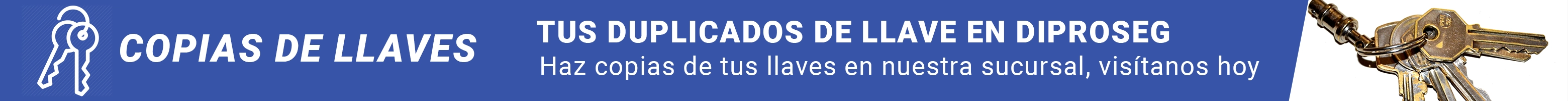 Servicio de copias de llave en Diproseg