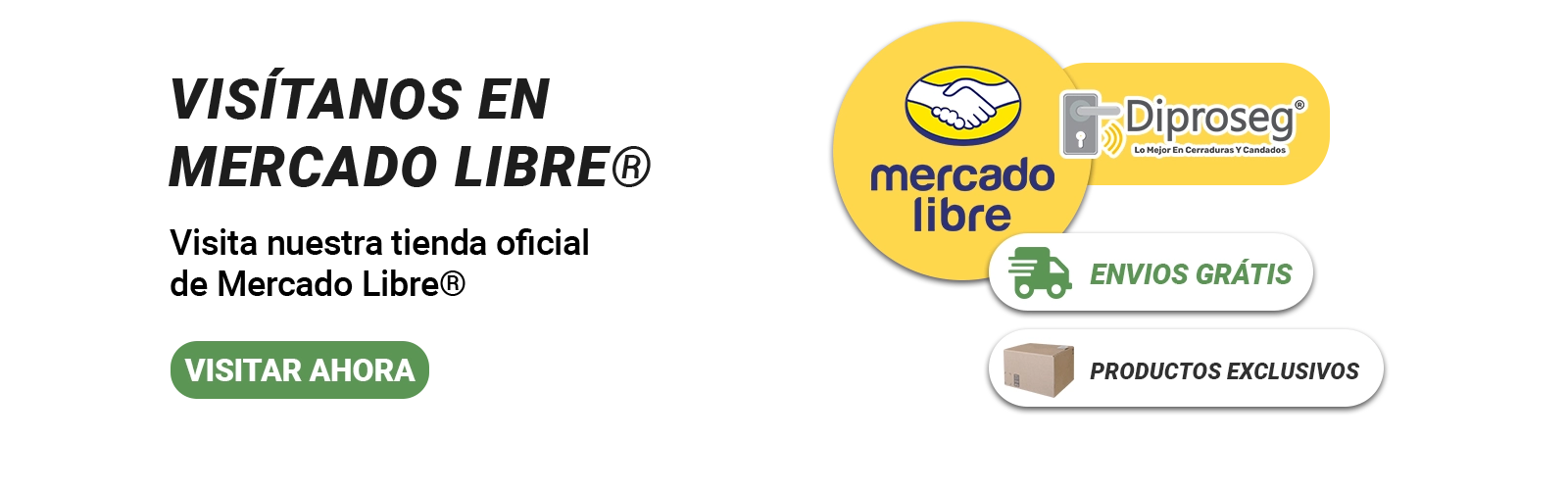 Tienda de Mercado Libre de Diproseg - Lo mejor en cerraduras y candados.