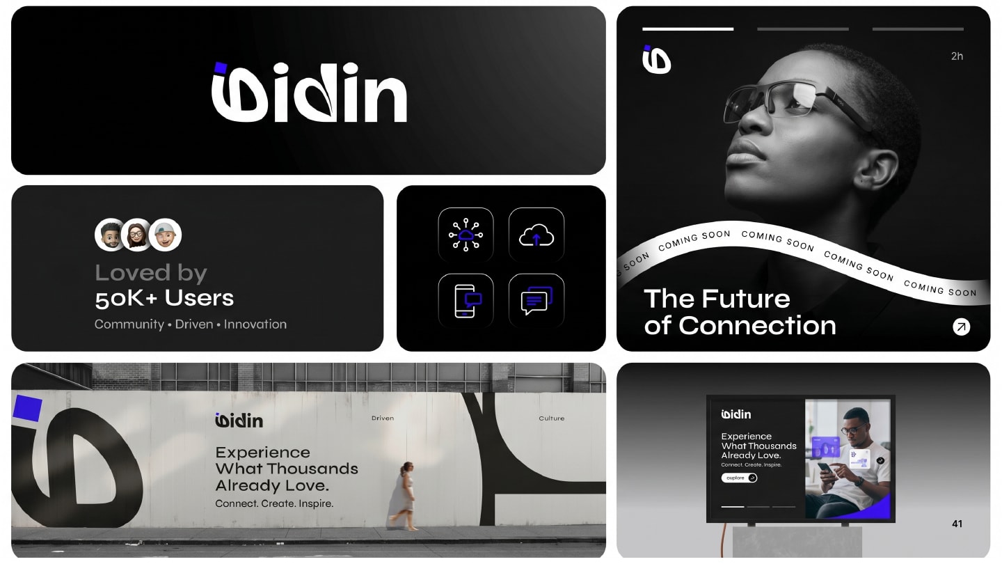 Idin — Brand Identity & Guidelines sub-graphic component file preview
