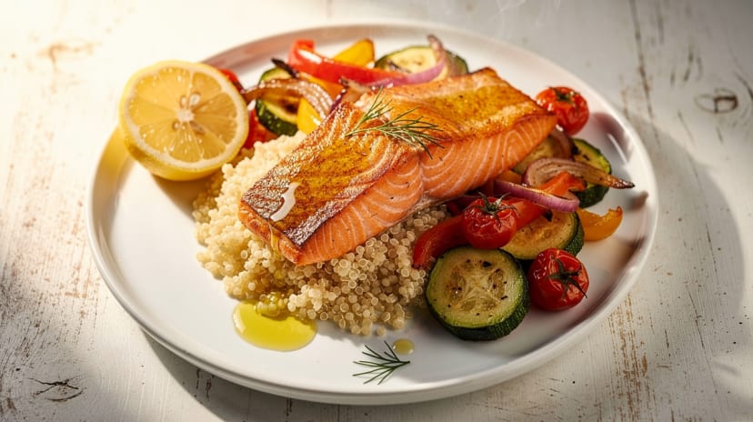 Mediterranean Salmon Plate