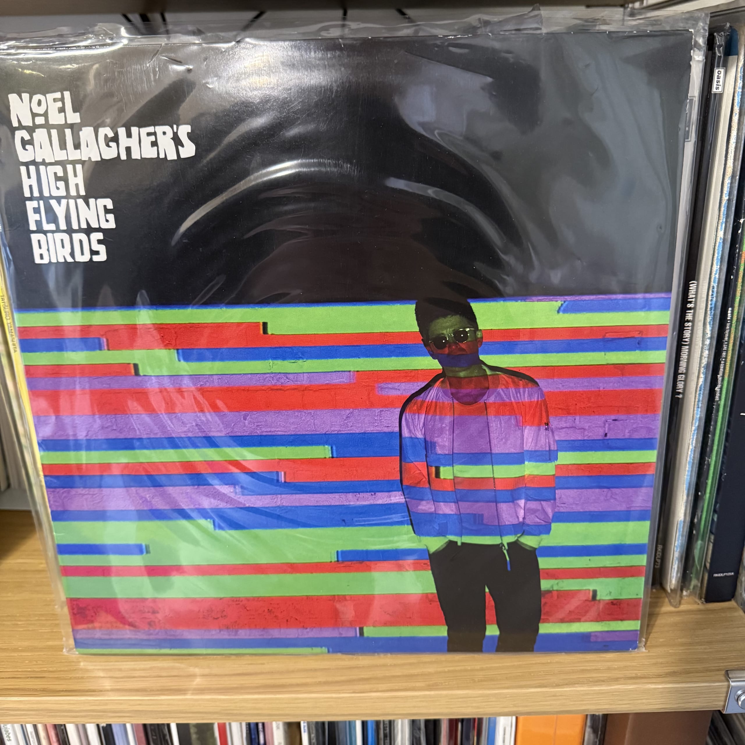 銀座レコード蔵前のノエル・ギャラガー12インチレコード。