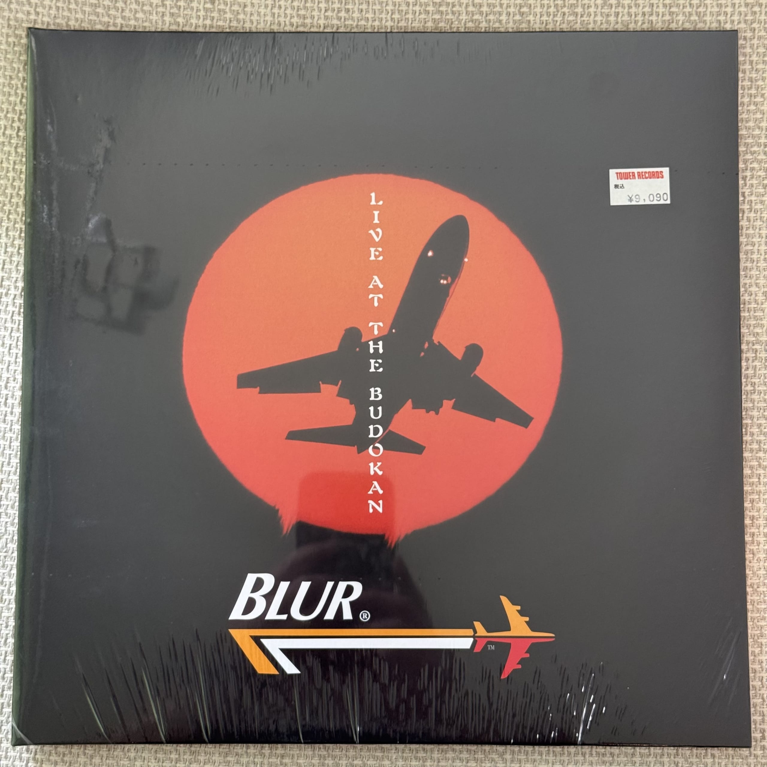 値札が付いたBlurのレコード『Live At The Budokan』。