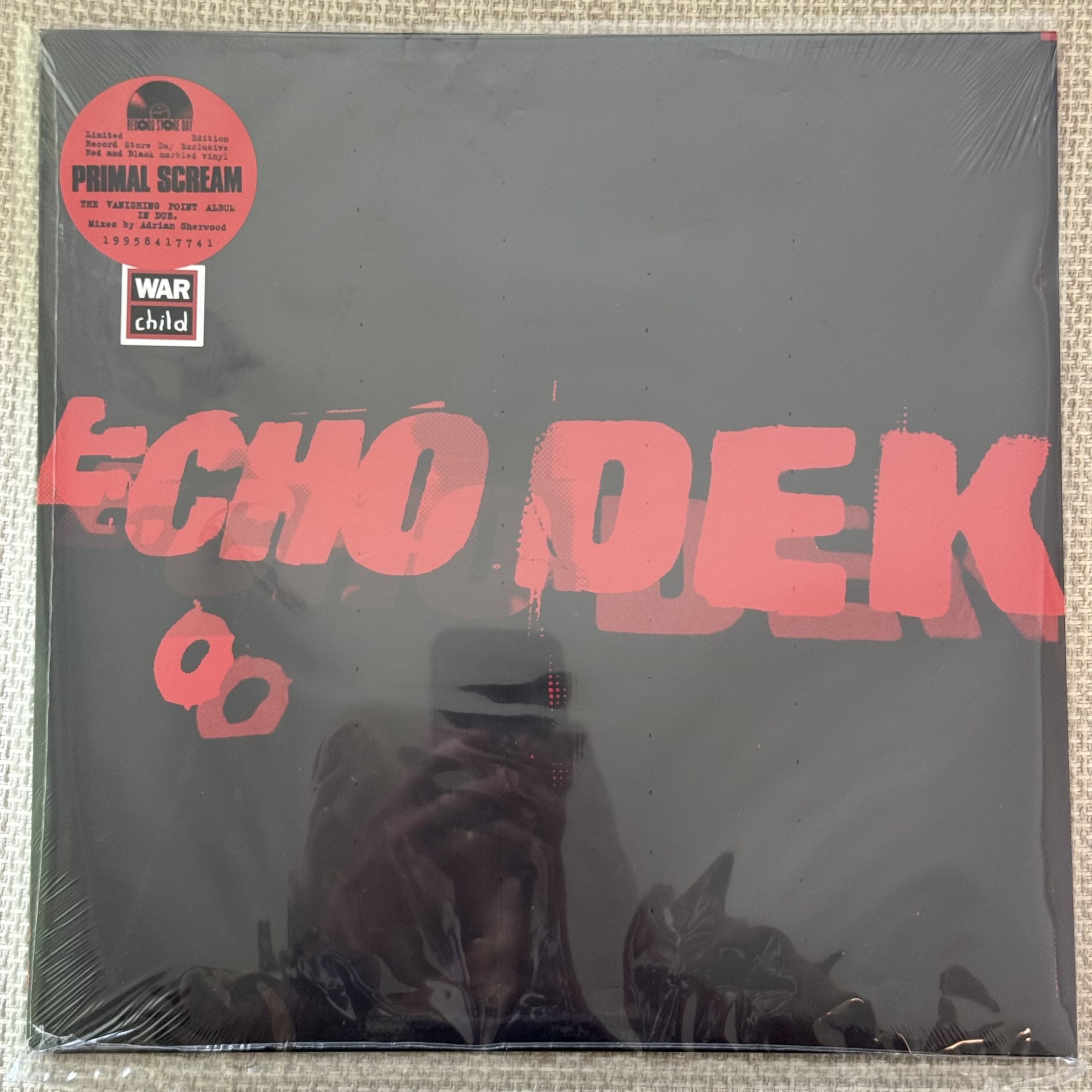 Primal Scream『ECHO DEK』の未開封レコード。