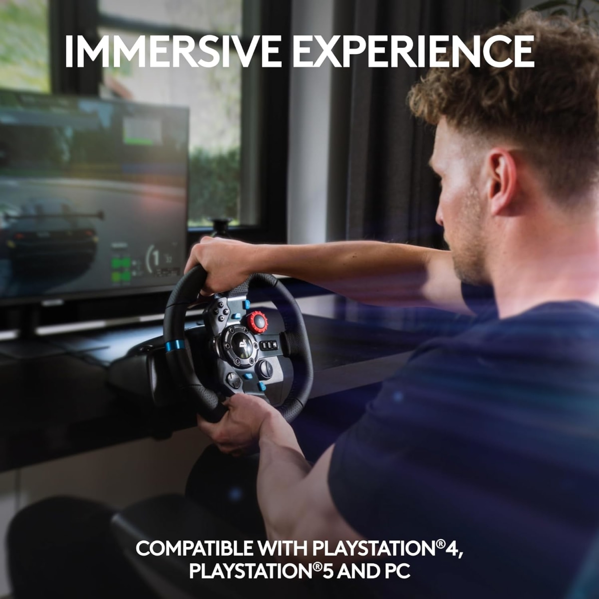 Logitech G29 Driving Force Racing Wheel and Pedals with Force Feedback ...