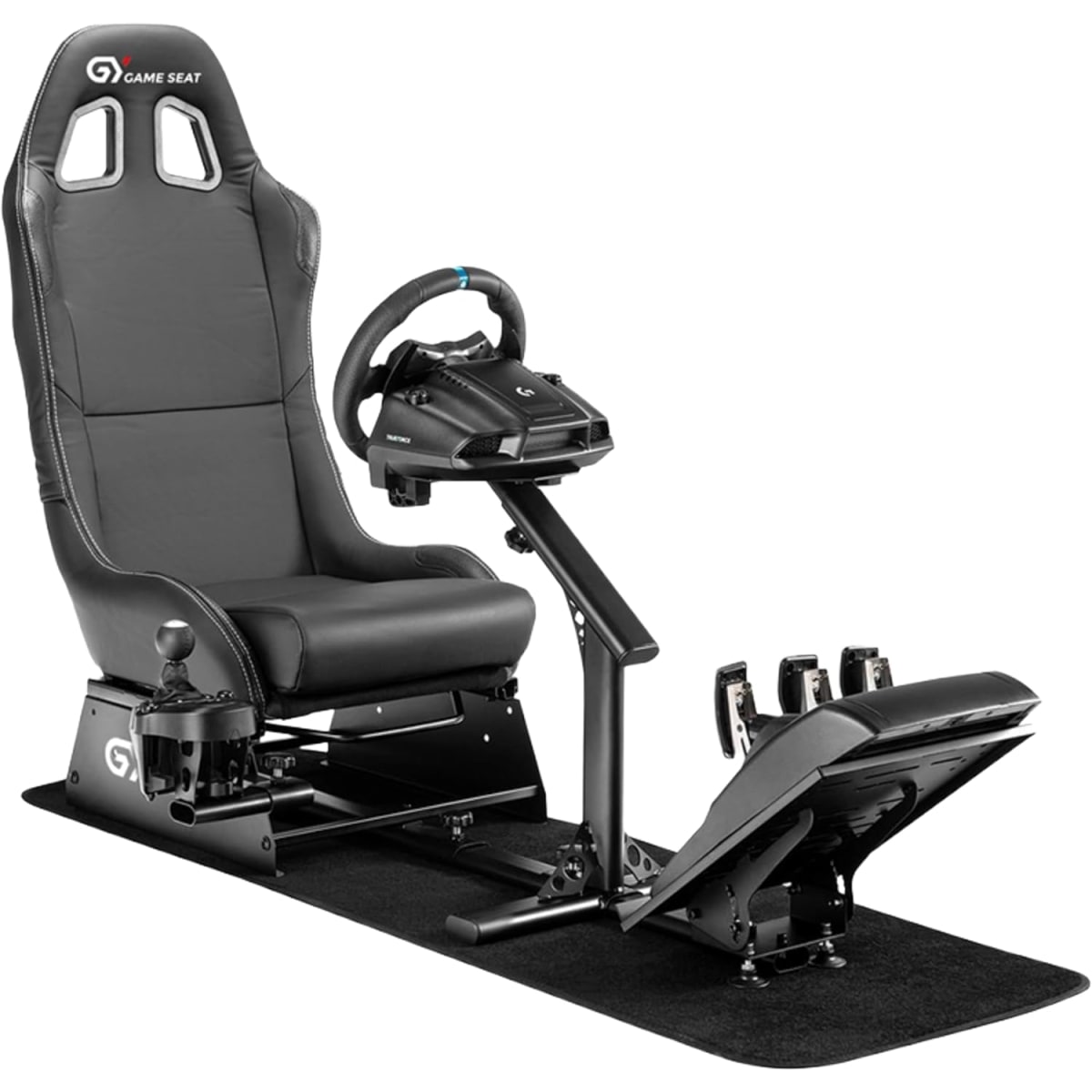GY Game Racing Simulator Cockpit with Bucket Seat for PS5, Xbox & PC ...