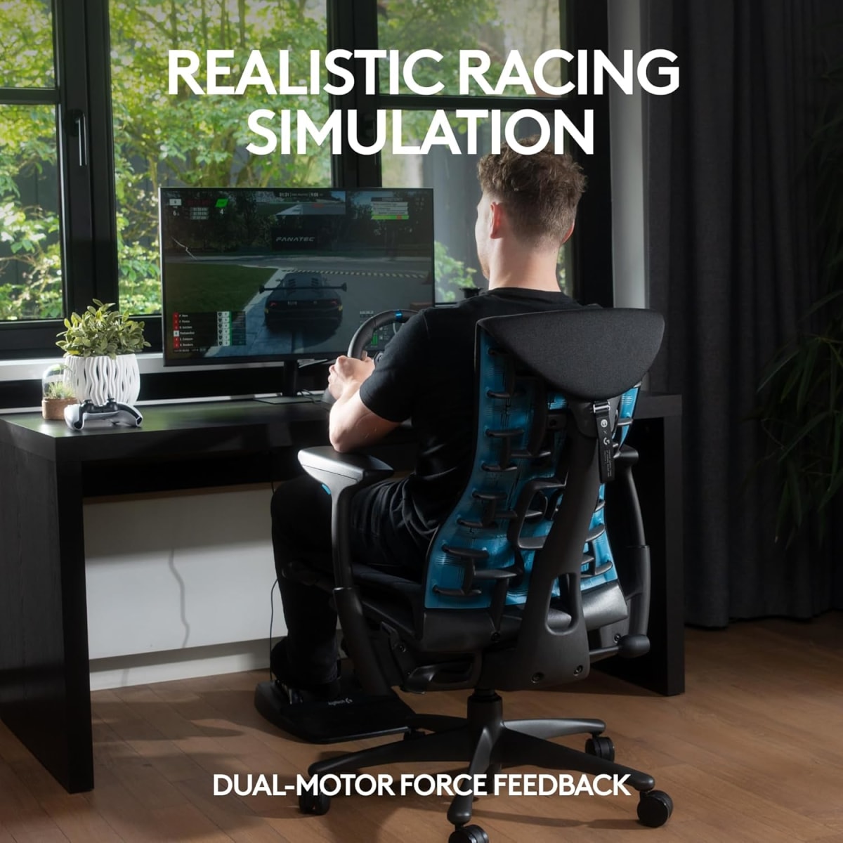 Logitech G29 Driving Force Racing Wheel and Pedals with Force Feedback ...