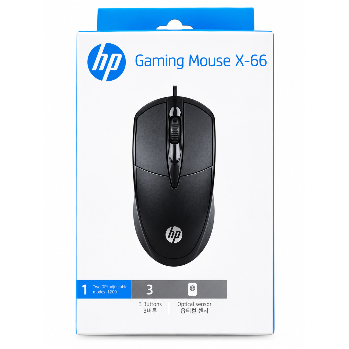 Wired Computer Gaming Mouse X66 , Optical Sensors, 3 Buttons, 1200 DPI ...