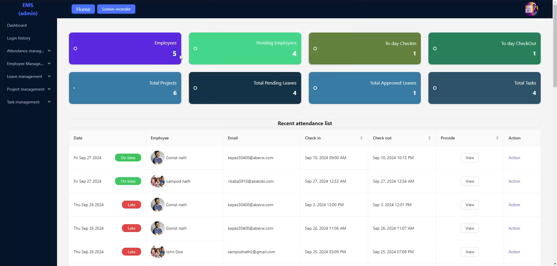 Employee Management System
