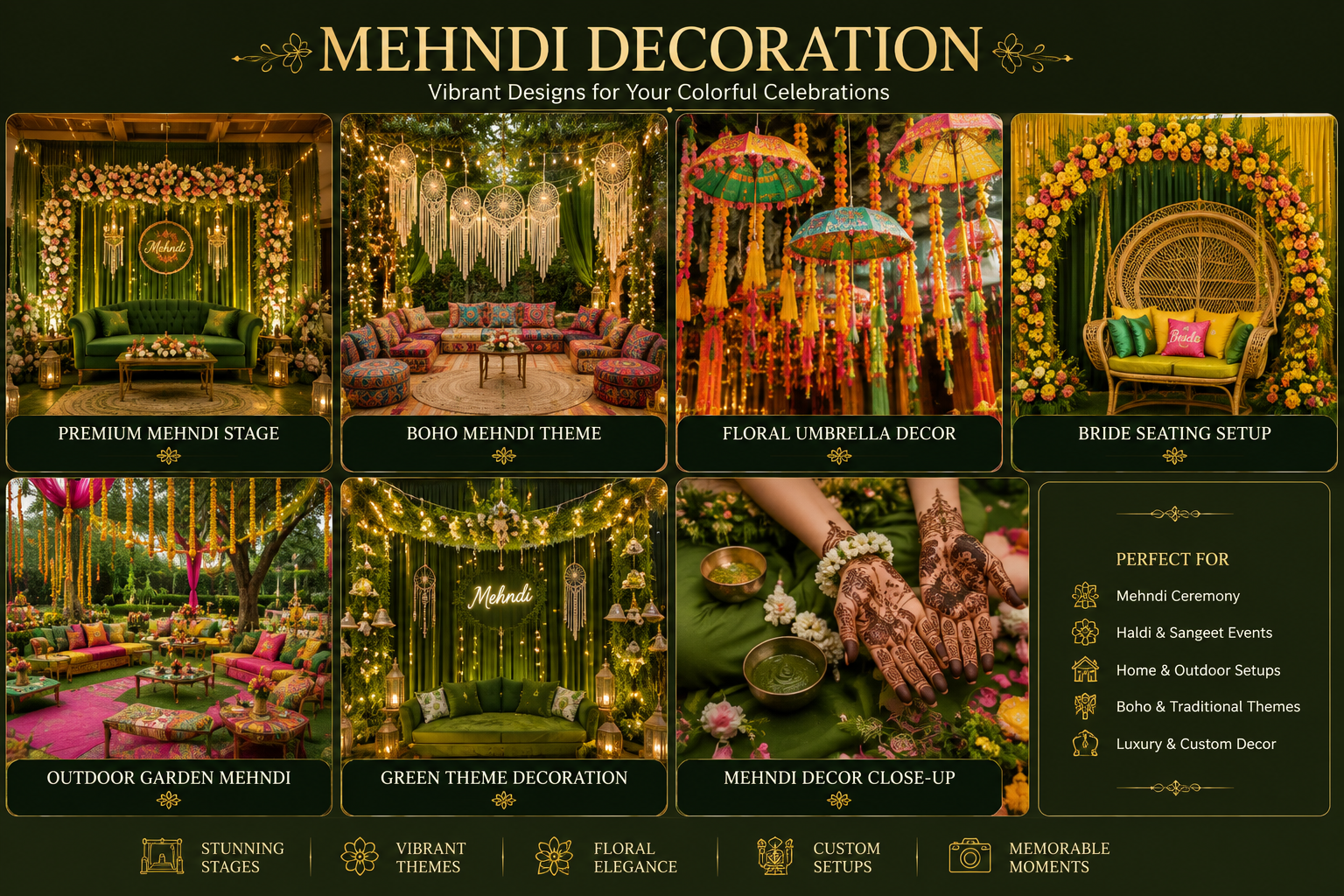 Mehndi Decoration Gallery Item 1