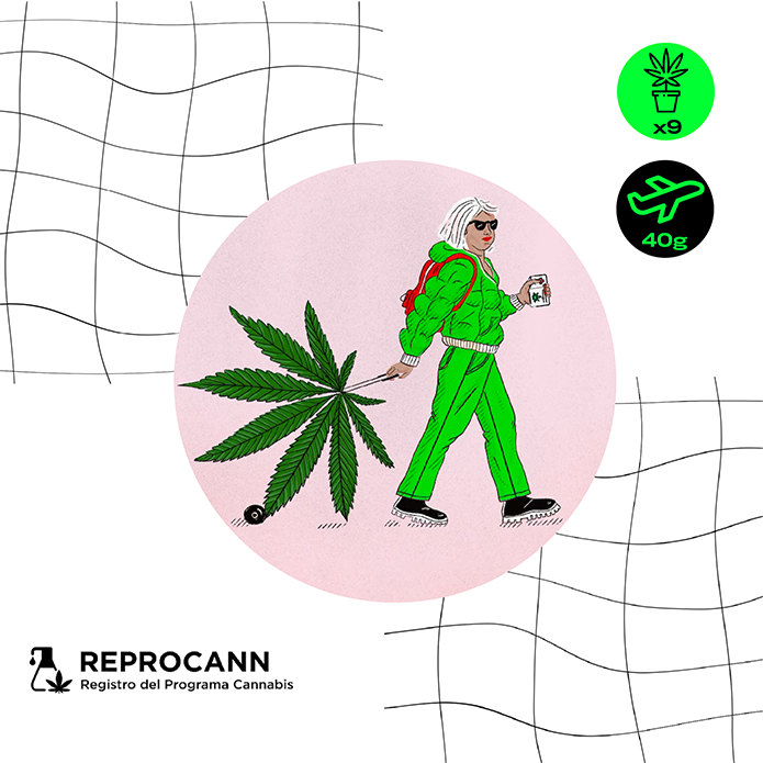 Ilustración REPROCANN — permiso de cultivo CosechaLibre