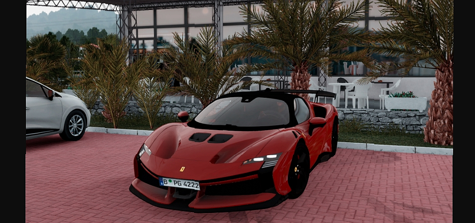 МОД Ferrari SF90xx Stradale 2024 v1.0 ДЛЯ EURO TRUCK SIMULATOR 2