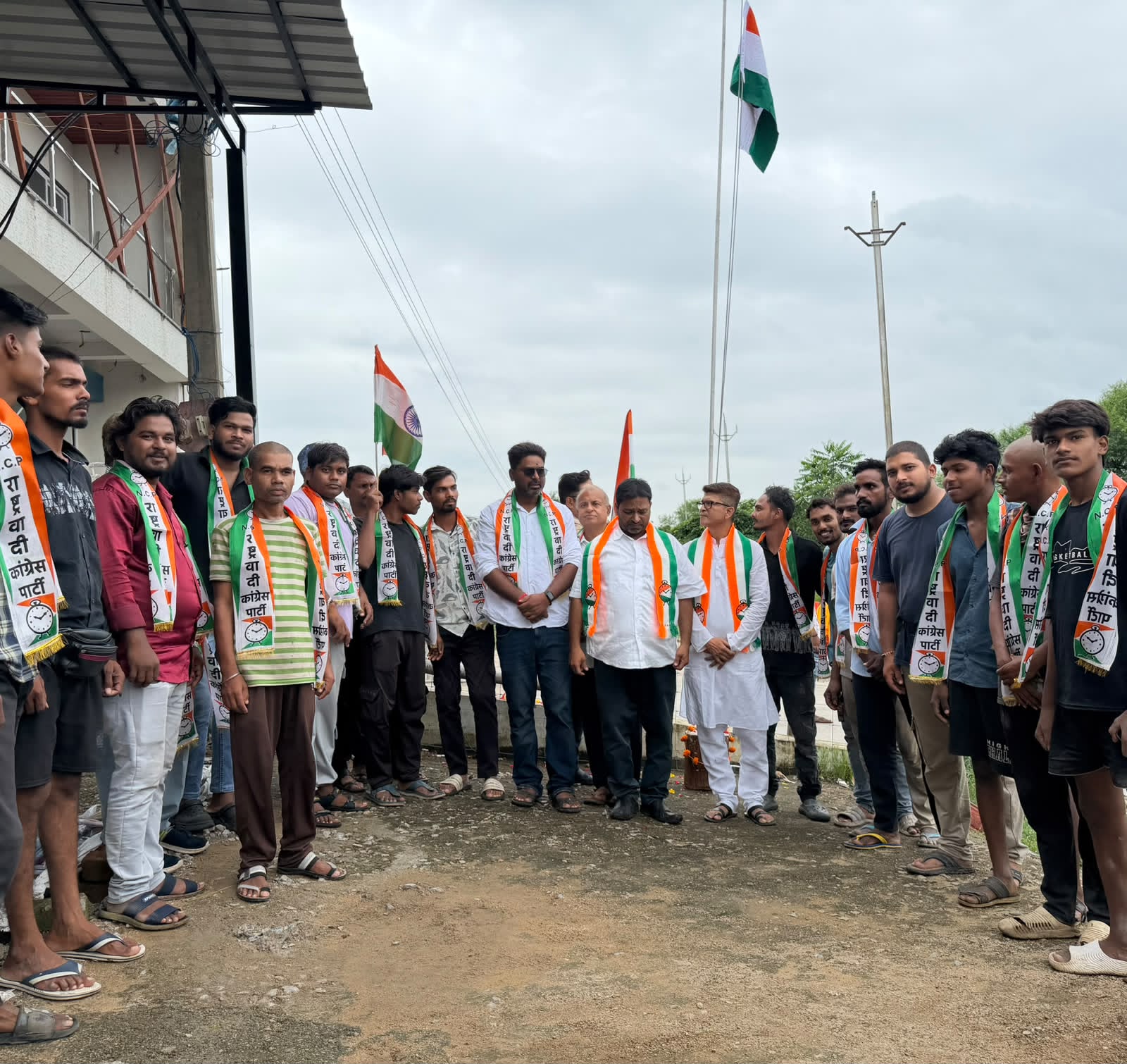 एनसीपी छत्तीसगढ़ ने देशभक्ति के उत्साह के साथ मनाया 80वां स्वतंत्रता दिवस, हर घर दो पौधे लगाने का आह्वान