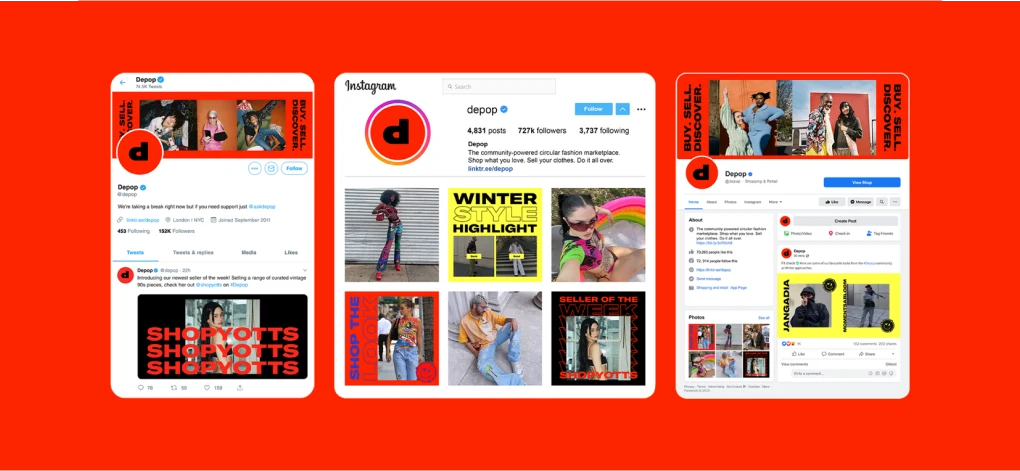 Websites similar to depop new arrivals