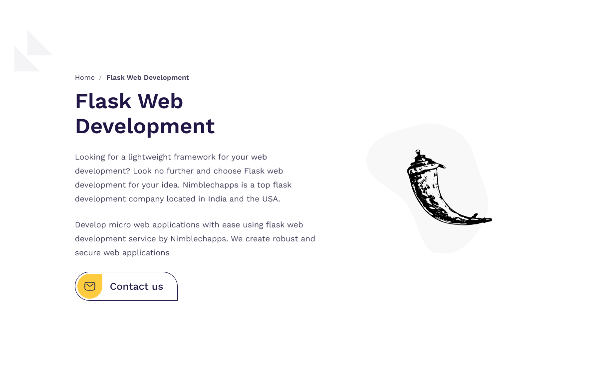 Top flask web development service | Nimblechapps
