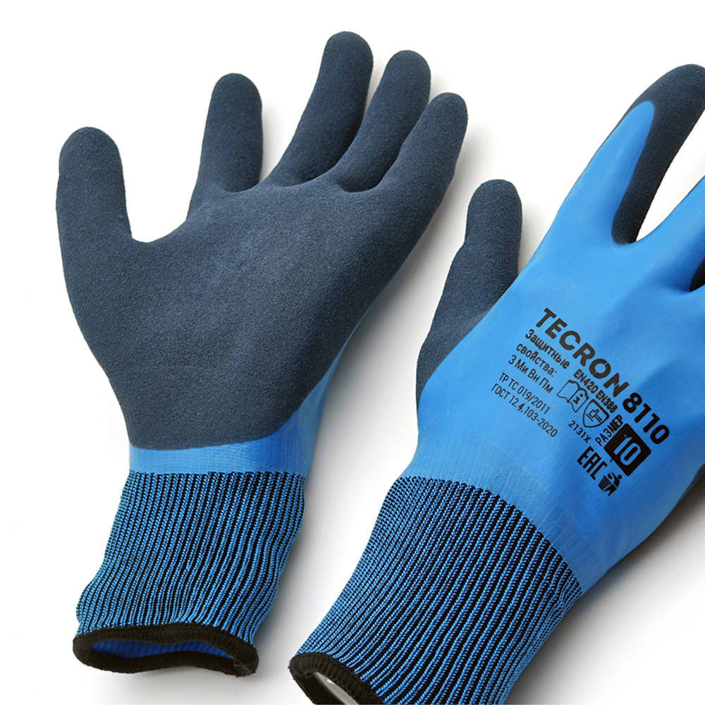 Перчатки рабочие TECRON 8110 с латексным покрытием