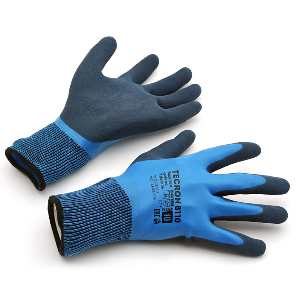 Перчатки рабочие TECRON 8110 с латексным покрытием