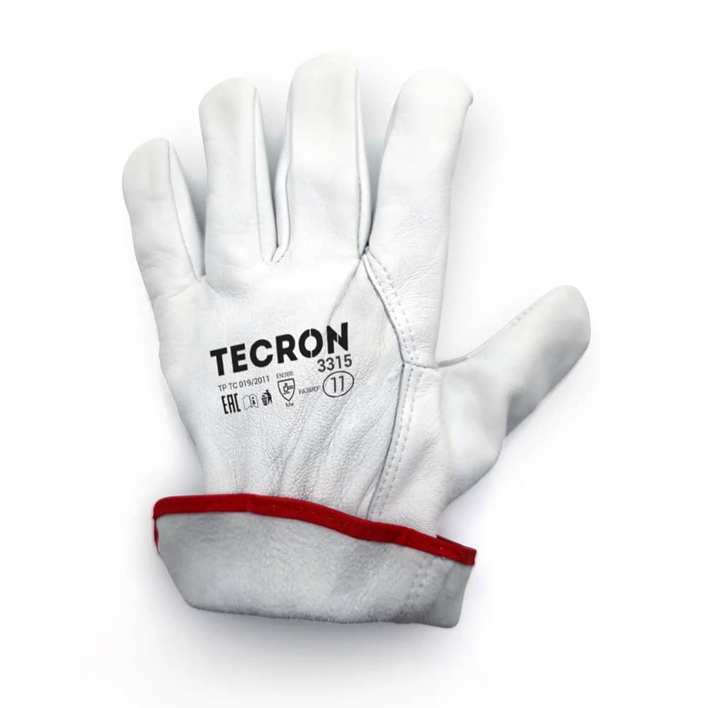 Кожаные рабочие перчатки TECRON 3315