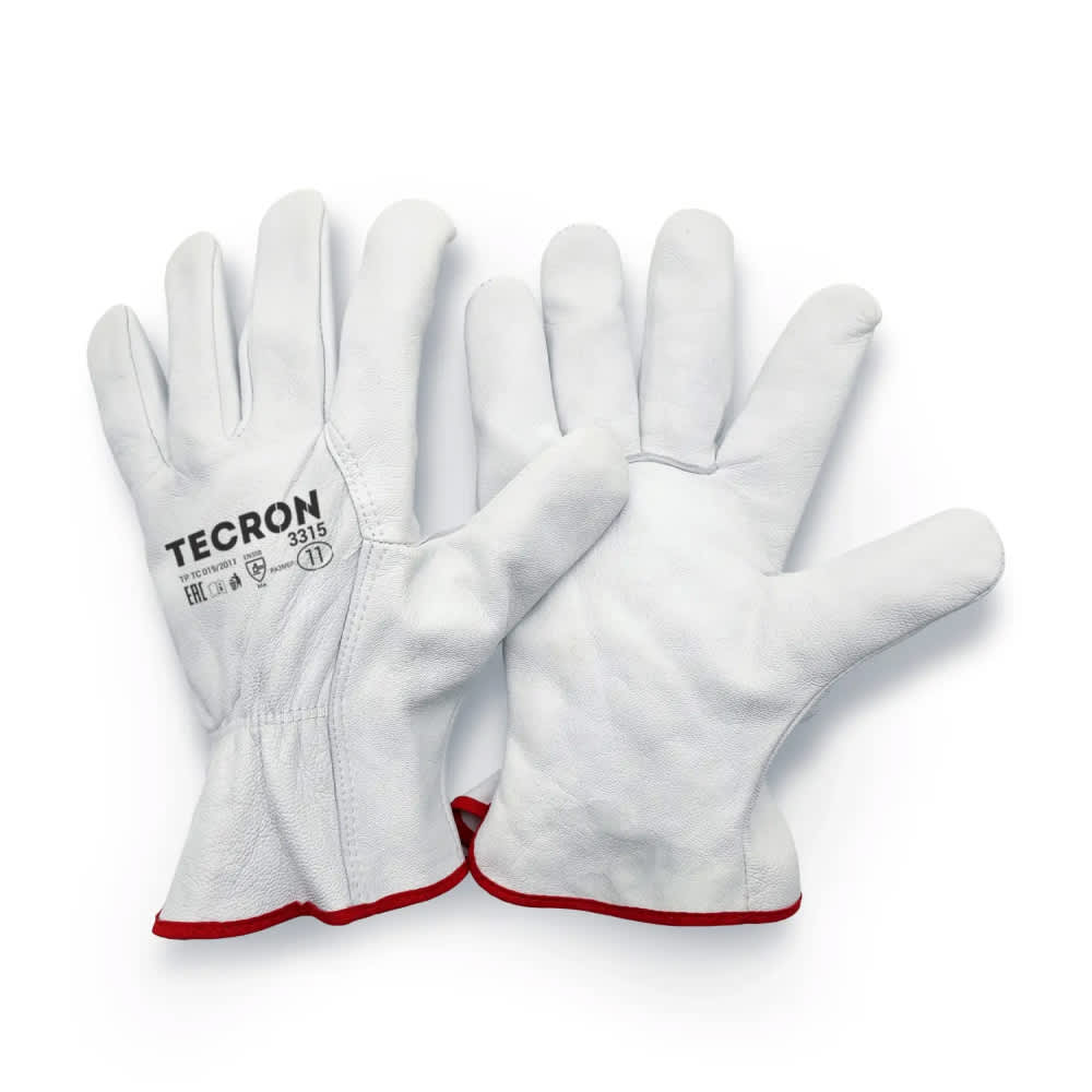 Кожаные рабочие перчатки TECRON 3315