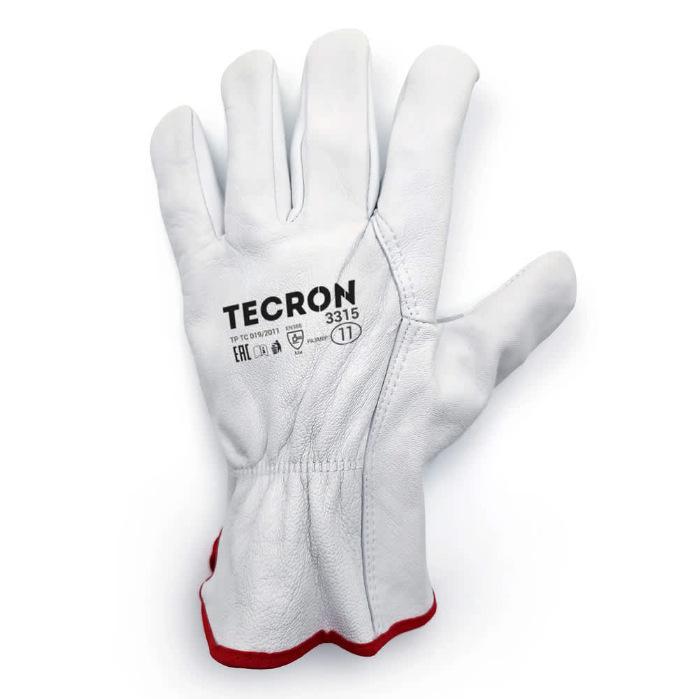 Кожаные рабочие перчатки TECRON 3315