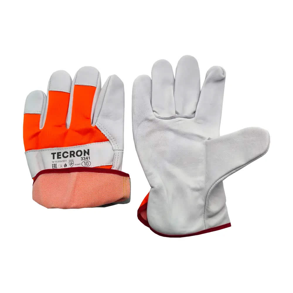 Перчатки кожаные защитные TECRON 3341