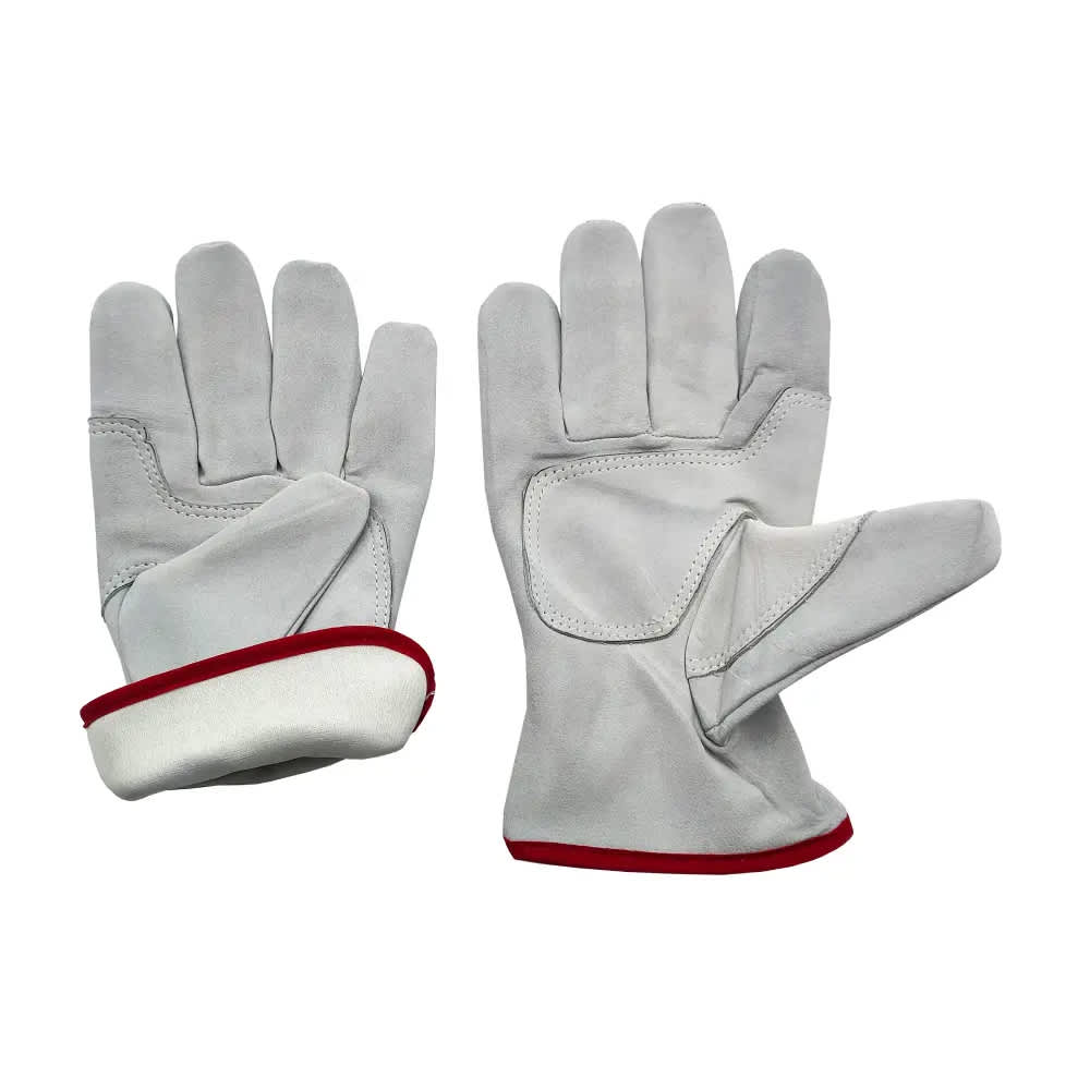 Кожаные перчатки-краги спилковые TECRON 4219