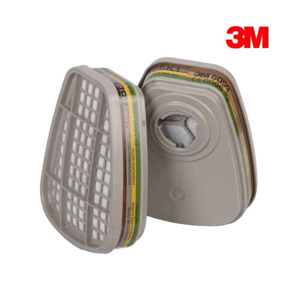 Универсальный противогазовый фильтр для маски ABEK1 от аммиака 3M 6059