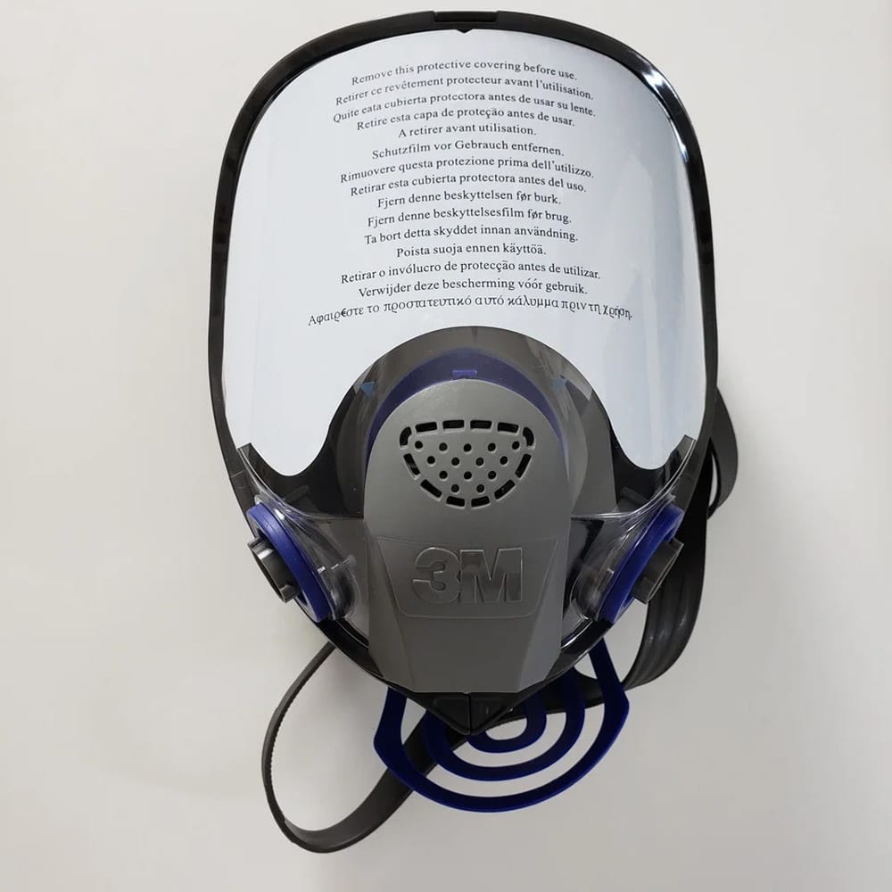 Изолирующая полнолицевая прозрачная защитная маска для лица 3M FF-402