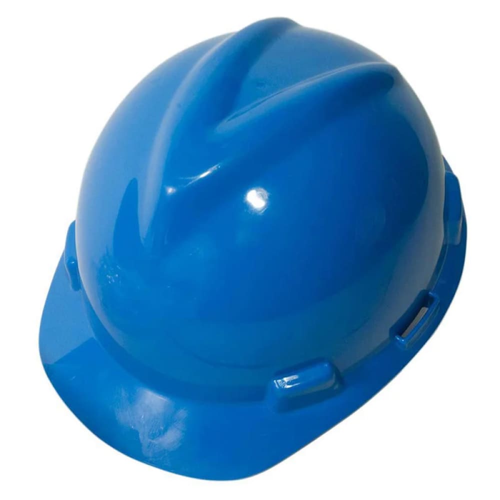 Каска защитная стротительная рабочая MSA V Guard Синяя
