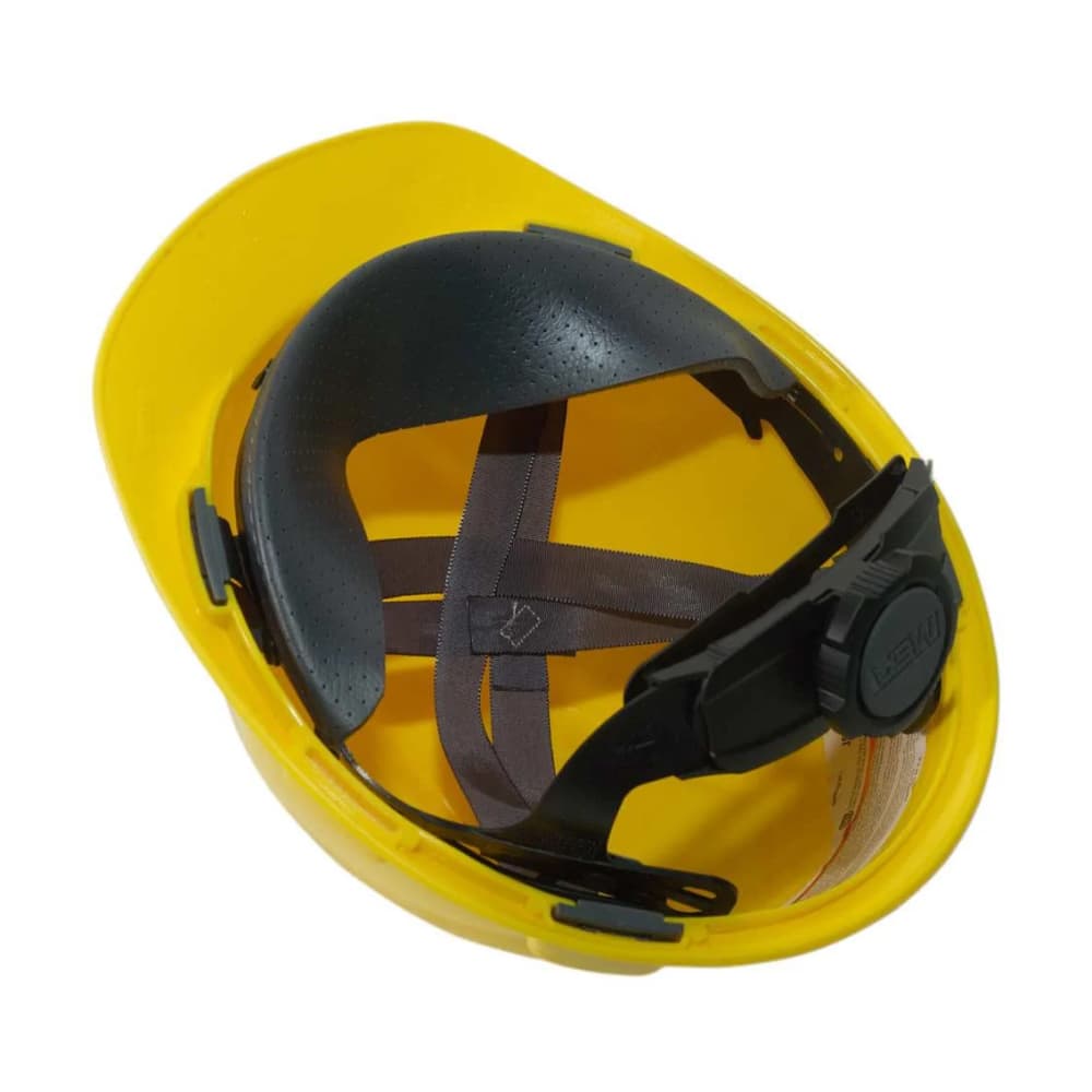 Каска защитная стротительная рабочая MSA V Guard Желтая