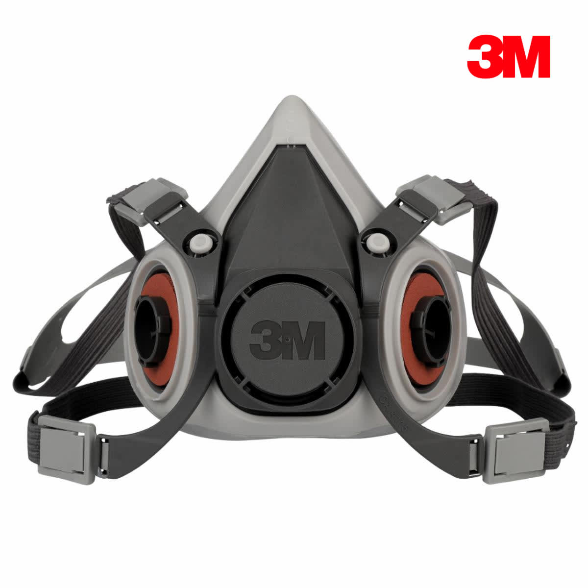 Многоразовая полумаска 3M 6100 (S) для покраски, до FFP2, с фильтрами