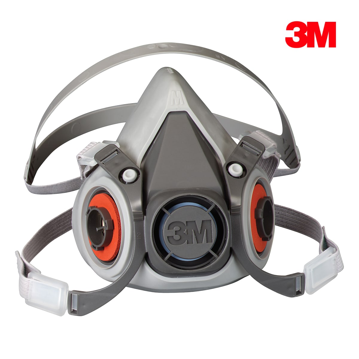 Многоразовая фильтрующая полумаска 3M 6200 (M) со сменными картриджами